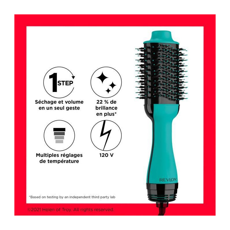 Image secondaire de Brosse à coiffer Revlon RVDR5222TE Bleu Revêtement céramique (1 Unité)