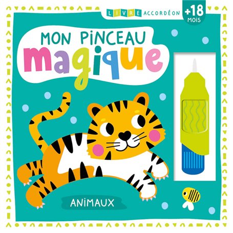 LIVRE ACCORDEON - MON PINCEAU MAGIQUE - ANIMAUX
