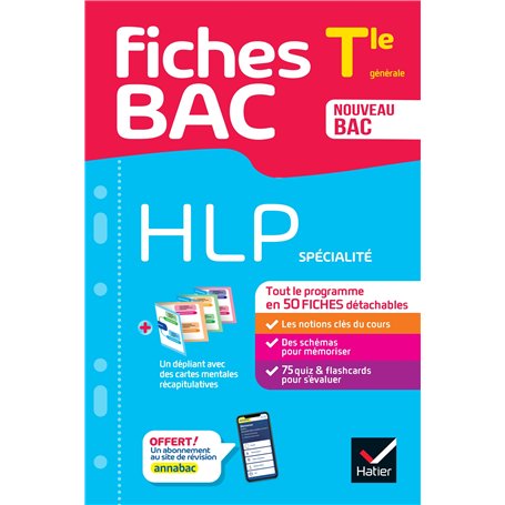 Fiches bac - HLP Tle (spécialité) - Bac 2026 6,36 €