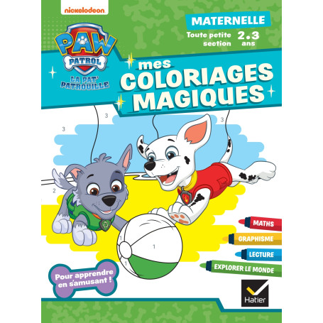 Mon coloriage magique Pat'Patrouille TPS - 2 ans