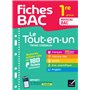 Fiches bac - Le Tout-en-un Tronc commun 1re générale (toutes les matières) - 2025-2026