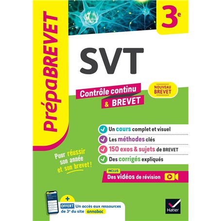 Prépabrevet - SVT 3e - Brevet 2026