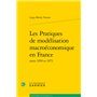 Les Pratiques de modélisation macroéconomique en France 38,16 €