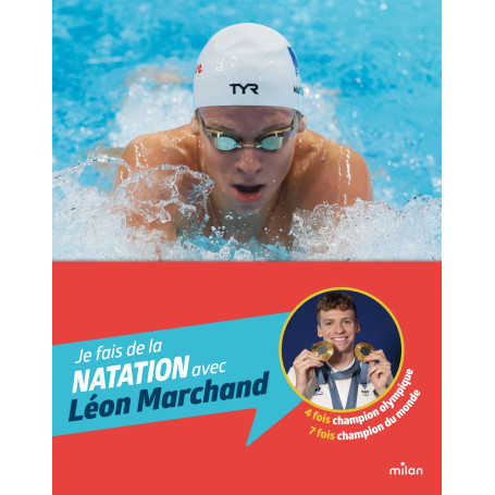Je fais de la natation avec Léon Marchand