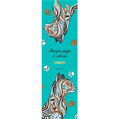 Marque-pages à colorier - Chats