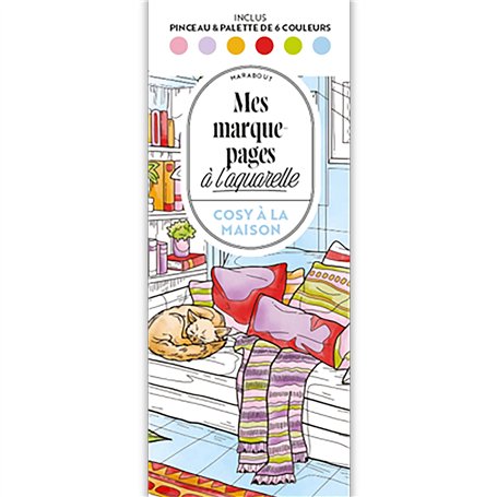 Mes marque-pages à l'aquarelle - Cosy à la maison