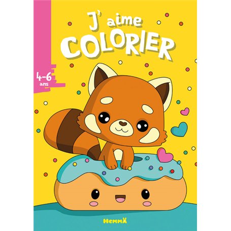 J'aime colorier (4-6 ans) (Panda roux)