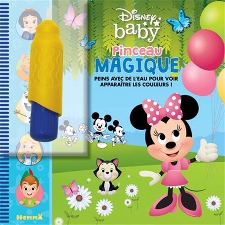 Disney Baby - Pinceau magique (Minnie) - Peins avec de l'eau pour voir apparaître les couleurs !