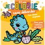 Je colorie sans déborder (2-4 ans) - Les dinos mignons T67 - Avec gros contours en relief !