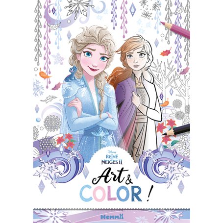 Disney La Reine des Neiges 2 - Art & Color ! (Elsa et Anna fond hiver) 5,82 €