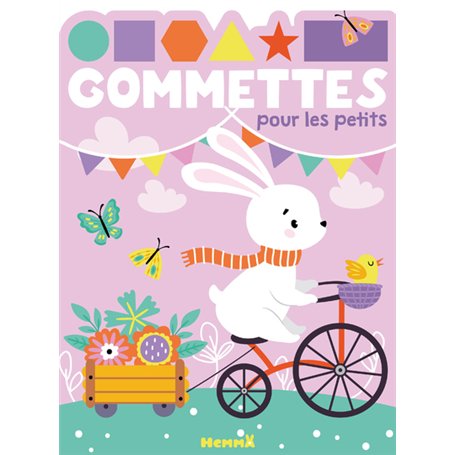 Gommettes pour les petits (Lapin vélo)