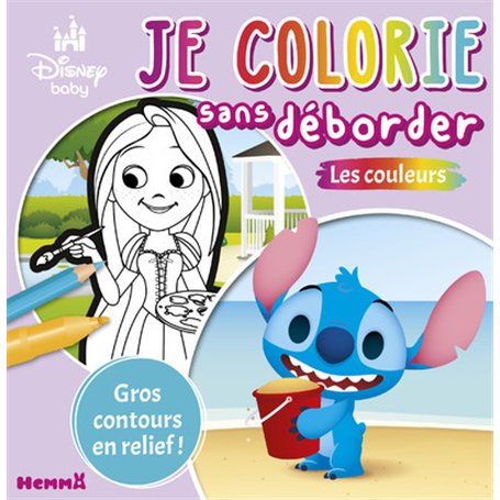 Disney Baby - Je colorie sans déborder - Les couleurs