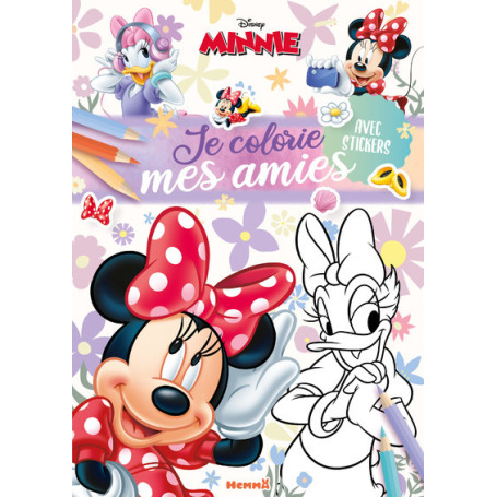 Disney Minnie - Je colorie mes amies - Avec stickers