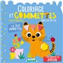 Mon P'tit Hemma - Coloriage et gommettes pour les petits - Les animaux du jardin - + de 300 gommettes repositionnables