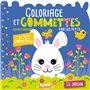 Mon P'tit Hemma - Coloriage et gommettes pour les petits - Le jardin