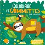 Mon P'tit Hemma - Coloriage et gommettes pour les petits - Les animaux sauvages - + de 300 gommettes repositionnables