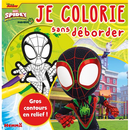 Marvel Spidey et ses amis extraordinaires - Je colorie sans déborder (Miles Morales)