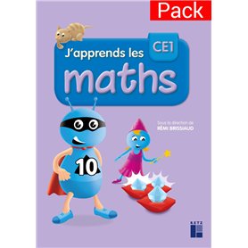 Pack de 10 fichiers J'apprends les maths CE1 Pack de 10 fichiers J'apprends les maths CE1