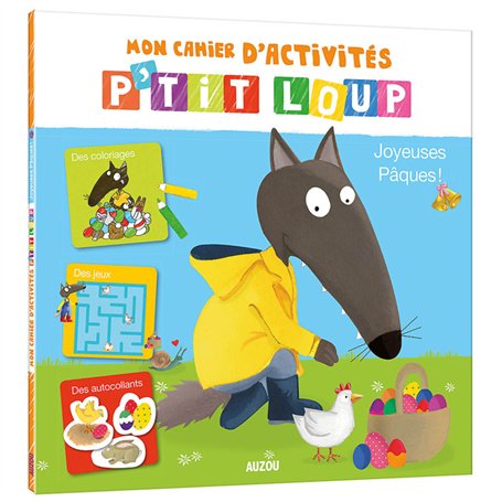 P'tit loup - Mon livre d'activités Pâques