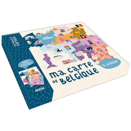 Ma carte de Belgique à animer