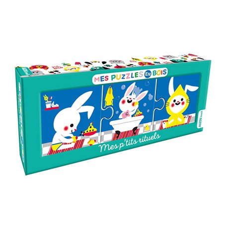 Mes puzzles en bois - Mes p'tits rituels