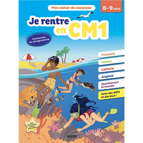 Mon cahier de vacances CM1