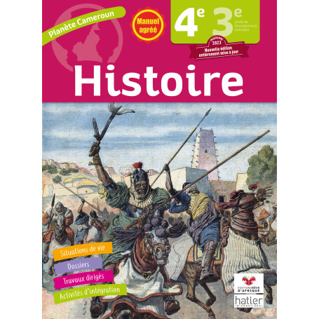 Planète Cameroun HISTOIRE 4e Elève Nouvelle Edition
