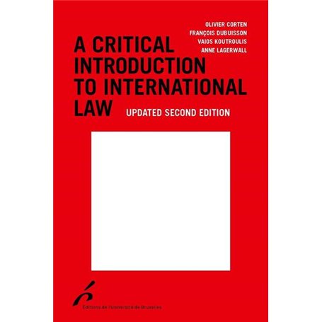 A critical introduction to international law 26,42 €