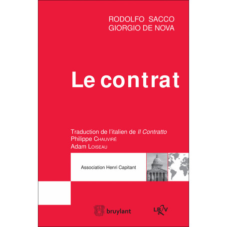 Le contrat - Extrait du Traité de droit civil italien