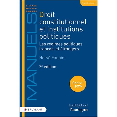 Droit constitutionnel et institutions politiques