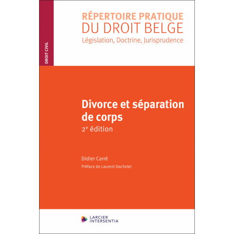Divorce et séparation de corps 2ed