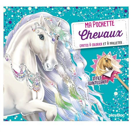Ma pochette Chevaux - Carte à pailleter et à colorier - Ed 2019 7,73 €