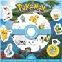 Pokémon - Pochette de stickers épais repositionnables - Défis et cherche-et-trouve à créer !