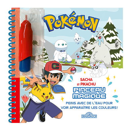 Pokémon - Pinceau magique - Sacha et Pikachu