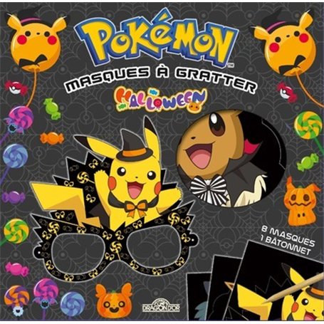 Pokémon - Masques à gratter - Halloween