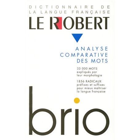 Le Robert Brio Analyse comparative des mots