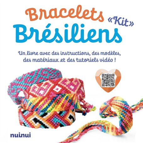 Kit Bracelets brésiliens - Un livret avec des instructions