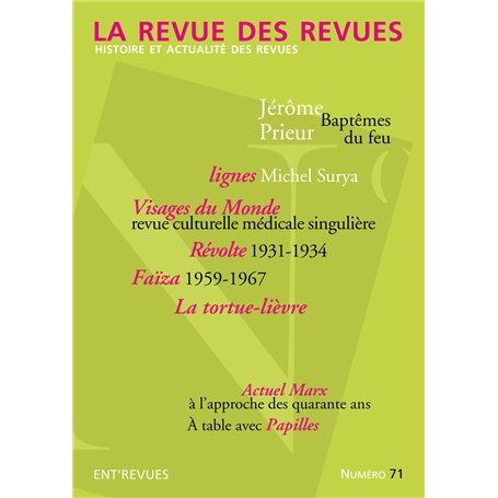 La Revue des revues - N° 71