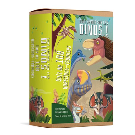 Tout savoir sur les dinos ! - Quiz de 100 questions-réponses