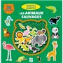 Les animaux sauvages 200 gommettes 3-4 ans