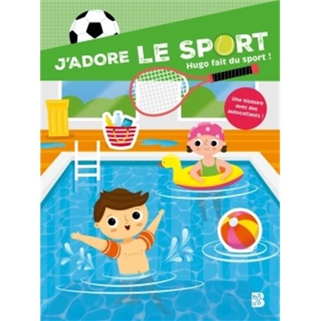 Vive le sport !: Histoire à coller