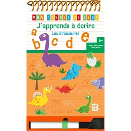 J'apprends à écrire avec les dinosaures