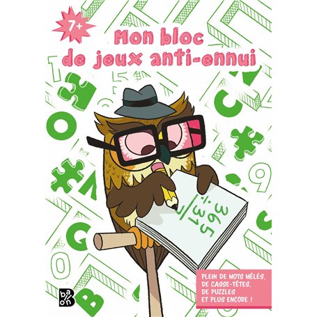 Mon bloc de jeux anti-ennui 7+