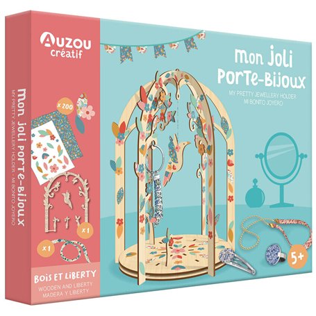 Mon coffret d'artiste - Mon joli porte-bijoux en bois