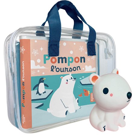 Mon premier livre de bain - Pompon l'ourson (valisette plastique)