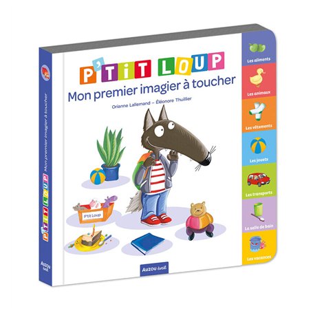 P'tit loup - Mon premier imagier à toucher Ned