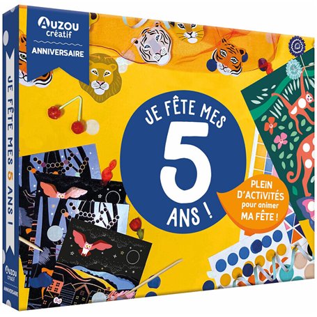 Mon coffret d'artiste - Mon coffret d'anniversaire - Je fête mes 5 ans !