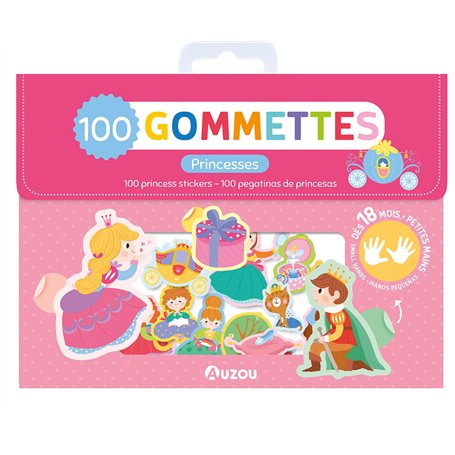 MA POCHETTE DE 100 GOMMETTES - PRINCESSES