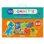 100 GOMMETTES - LES DINOSAURES