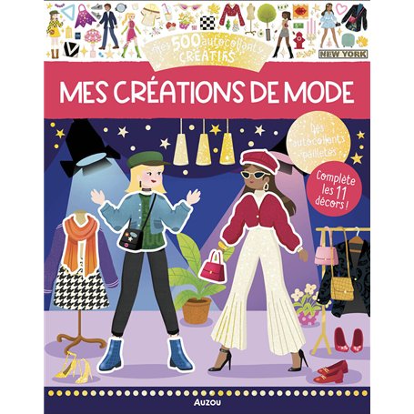 MES 500 AUTOCOLLANTS CREATIFS - MES CREATIONS DE MODE